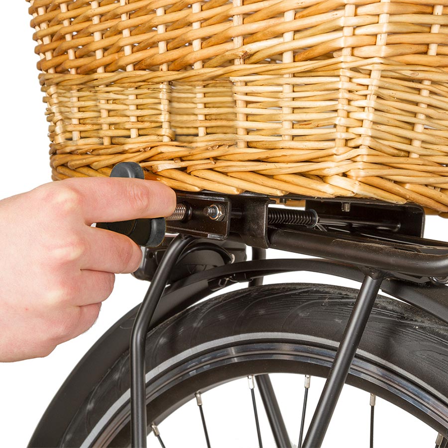 M-Wave Carrier Top Wicker Pet Basket Bicycle Accessories Packs/Racks/Baskets