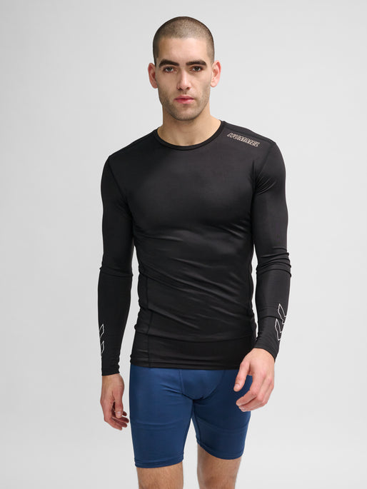 Hummel Men's Te Topaz Baselayer Long Sleeve T-Shirt Mens Apparel Shirts & Tops