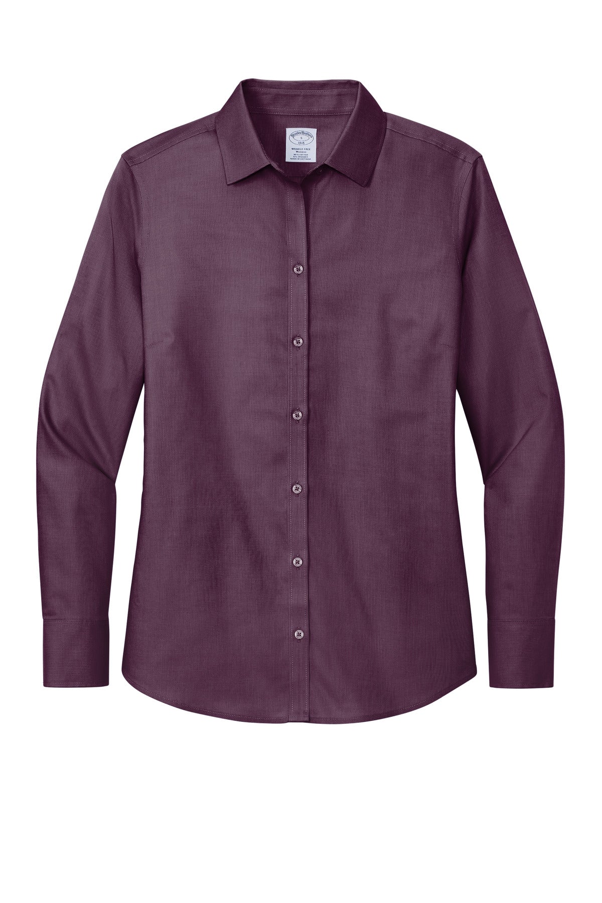 Brooks Brothers Women's Wrinkle-Free Stretch Nailhead Shirt. BB18003 Corporate Apparel Shirts & Tops