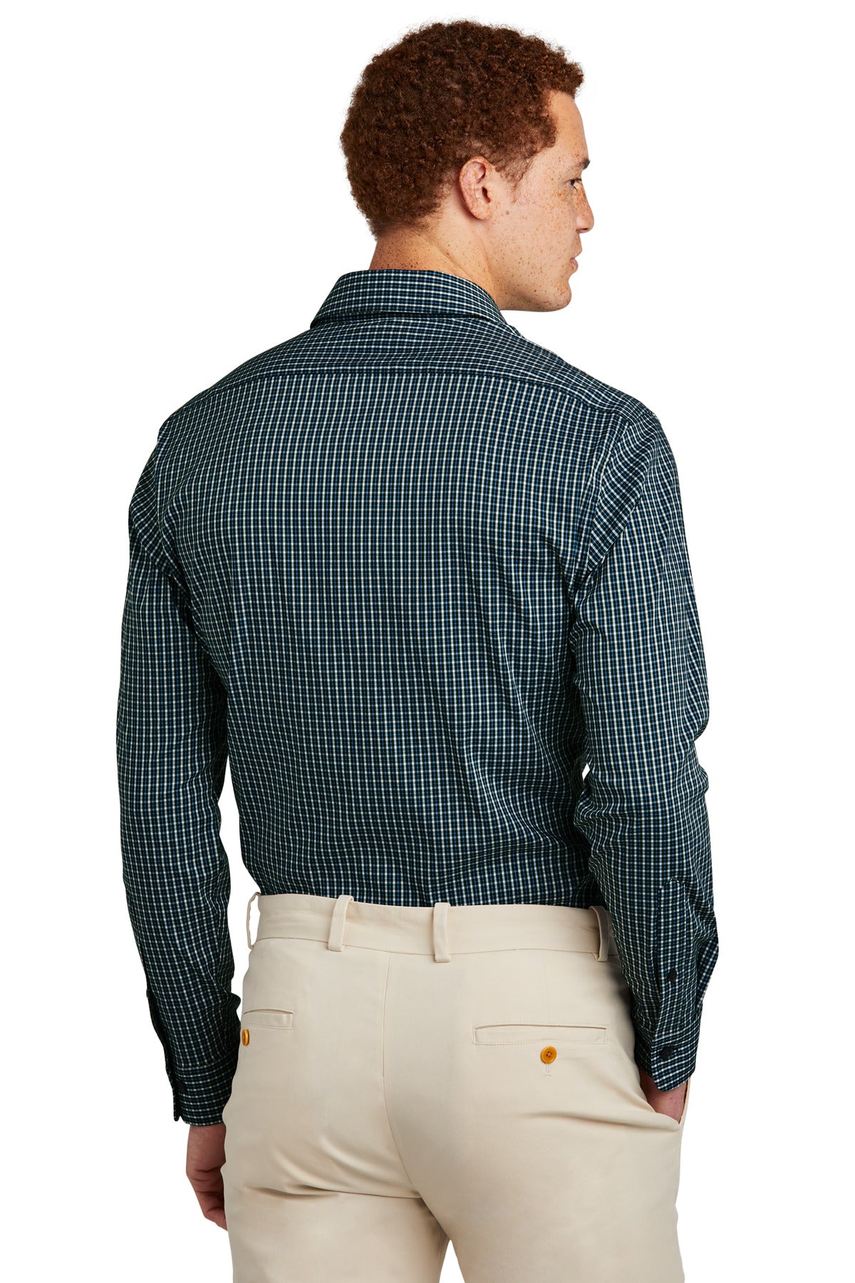 Brooks Brothers Tech Stretch Patterned Shirt. BB18006 Corporate Apparel Shirts & Tops