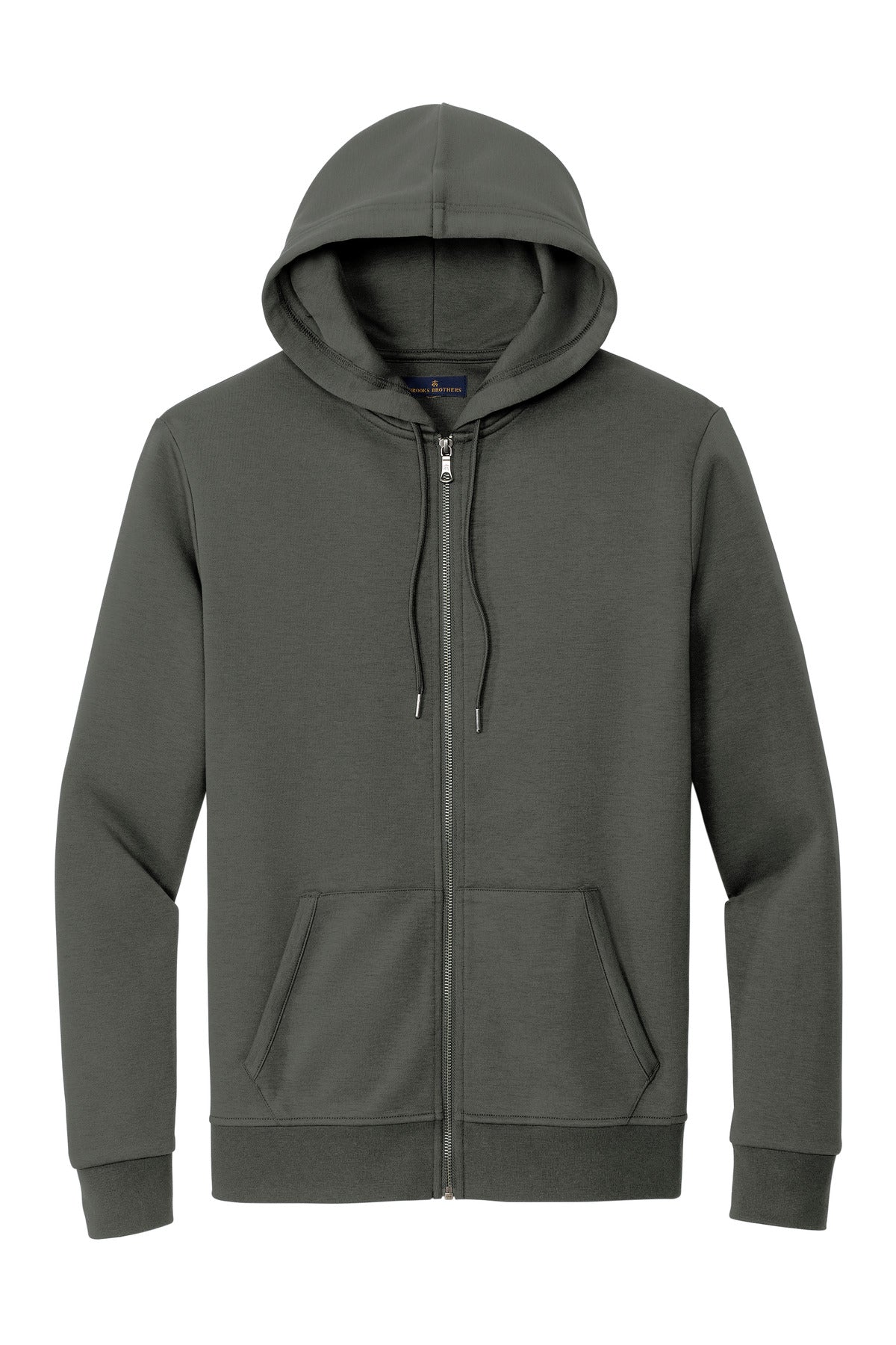 Brooks Brothers Double-Knit Full-Zip Hoodie. BB18208 Corporate Apparel Sweatshirts & Fleece