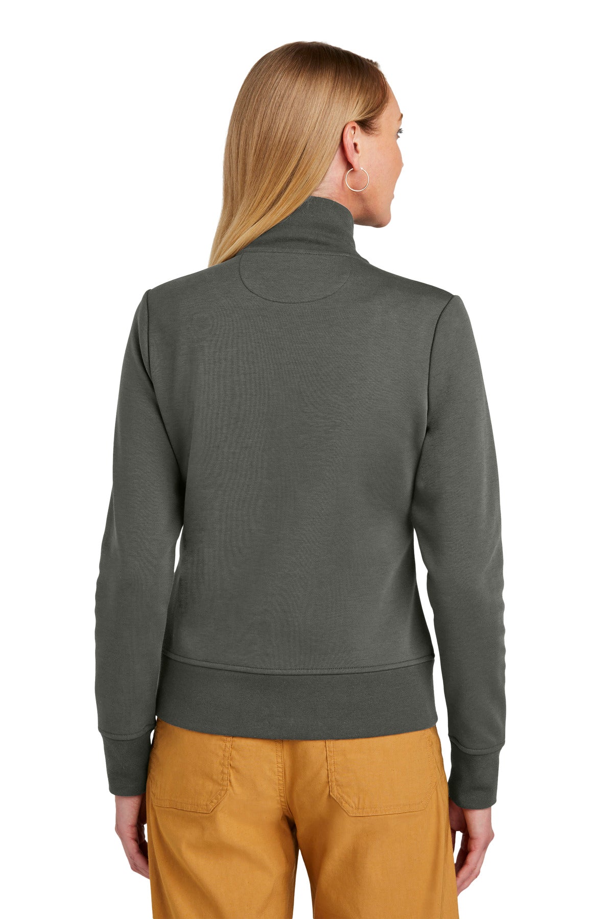 Brooks Brothers Women's Double-Knit Full-Zip. BB18211 Corporate Apparel Shirts & Tops