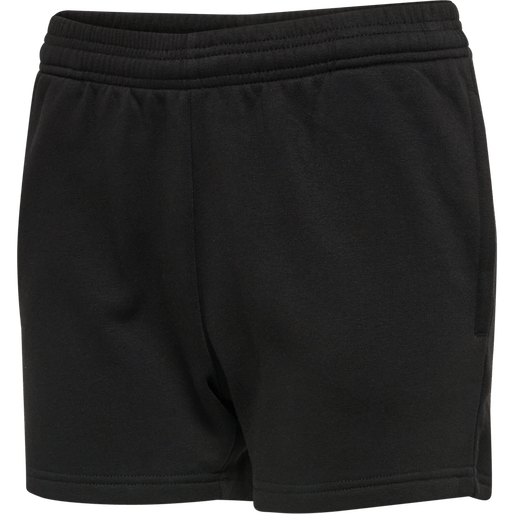 Hummel Women's Red Basic Sweat Shorts Womens Apparel Shorts