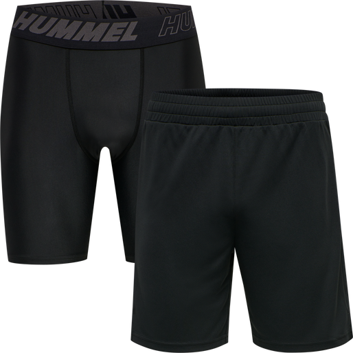 Hummel Men's Te Topaz Shorts Set 2-Pack Mens Apparel Shorts