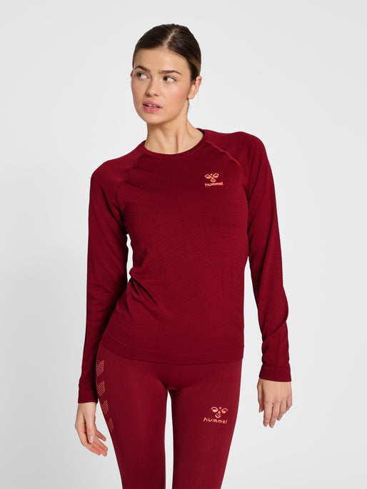 Hummel Women's Ongrid Long Sleeve Seamless Top Hummel