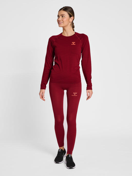 Hummel Women's Ongrid Long Sleeve Seamless Top Hummel