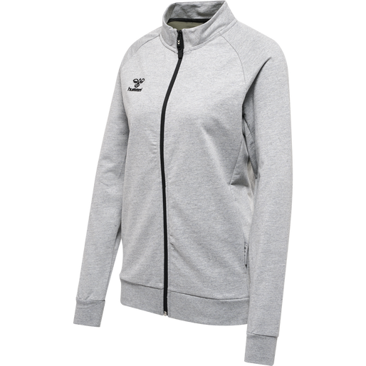 Hummel Women's Move Grid Cotton Zip Jacket Womens Apparel Sweatshirts & Fleece
