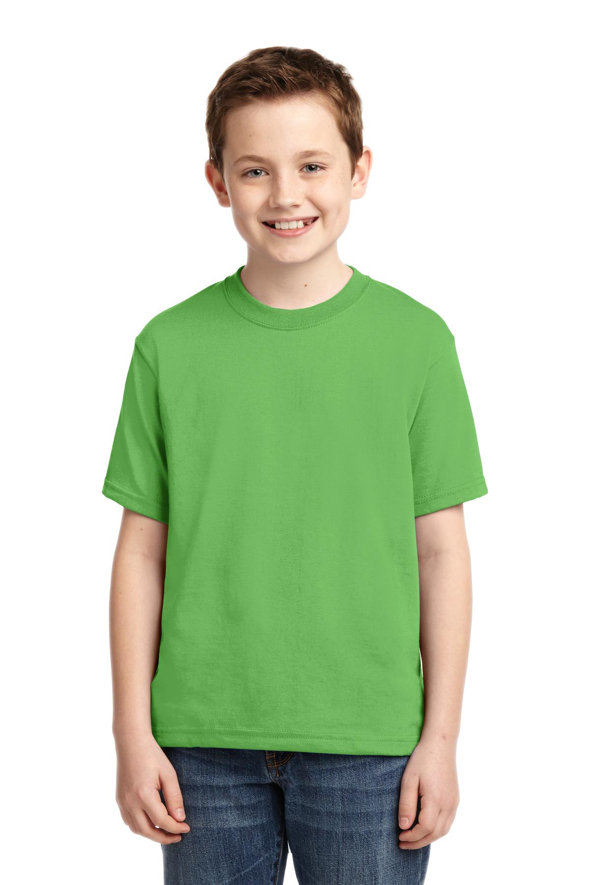 JERZEES Youth Dri-Power 50/50 Cotton/Poly Tee Shirt Youth Apparel Shirts & Tops