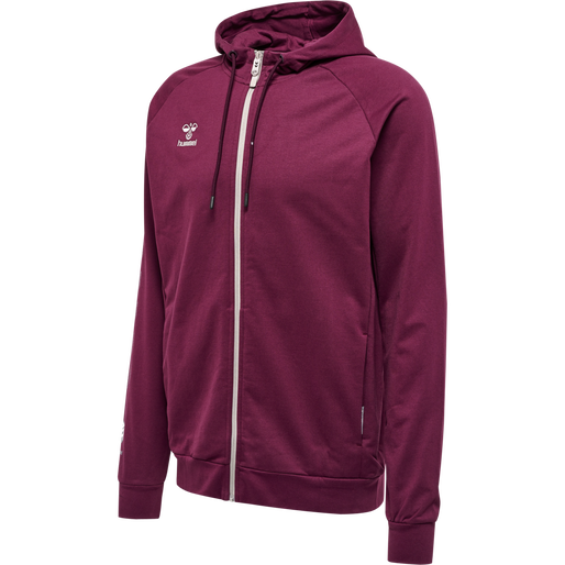 Hummel Men's Move Grid Cotton Zip Hoodie Mens Apparel Sweatshirts & Fleece