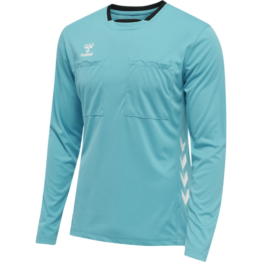 Hummel Men's Referee Chevron Long Sleeve Jersey Soccer Uniforms & Apparel All