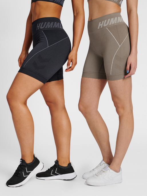 Hummel Women's Te Christel Seamless Shorts 2-Pack Womens Apparel Shorts
