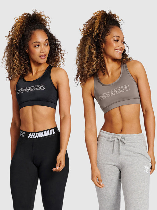 Hummel Women's Te Tola Sports Bra 2-Pack Womens Apparel Bras & Underwear