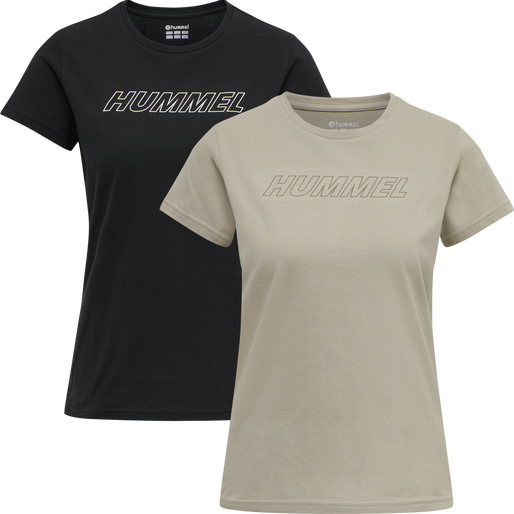 Hummel Women's Te Cali Cotton T-Shirt 2-Pack Womens Apparel Shirts & Tops