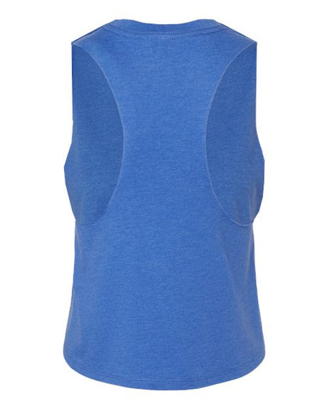 BELLA + CANVAS Women's Racerback Cropped Tank. BC6682 Womens Apparel Shirts & Tops