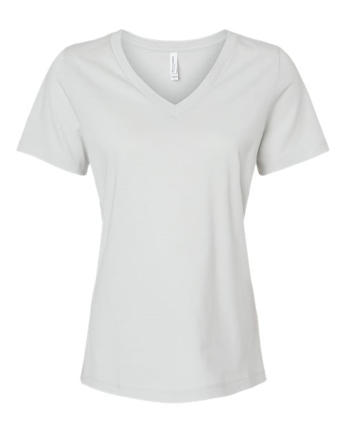 BELLA + CANVAS Women's Relaxed Jersey V-Neck Tee BC6405 Womens Apparel Shirts & Tops