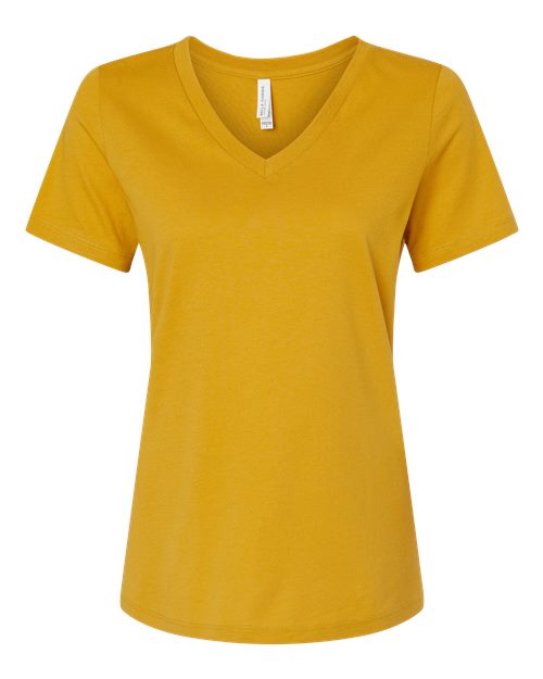 BELLA + CANVAS Women's Relaxed Jersey V-Neck Tee BC6405 Womens Apparel Shirts & Tops