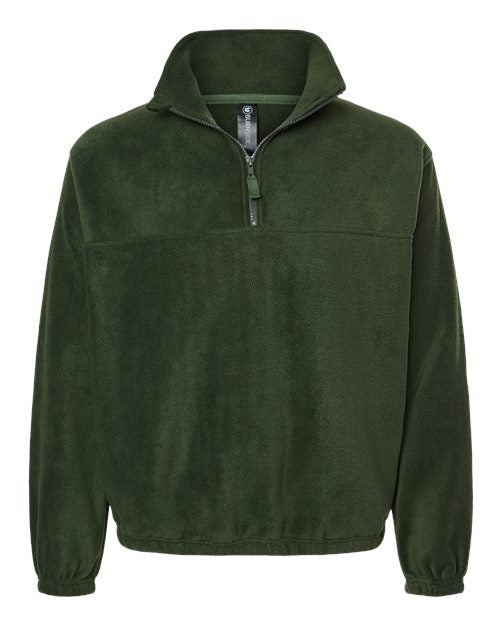 Burnside Polar Fleece Quarter-Zip Pullover Mens Apparel Sweatshirts & Fleece