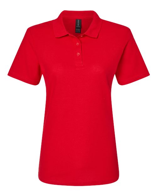 Gildan Women's Softstyle Pique Polo 64800L Womens Apparel Shirts & Tops