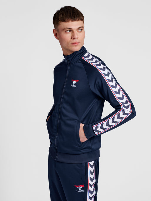 Hummel Men's IC Lerby Poly Zip Jacket Mens Apparel Sweatshirts & Fleece