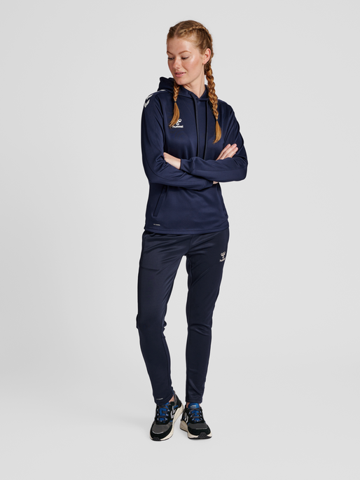 Hummel Women's Core XK Poly Sweat Hoodie Womens Apparel Sweatshirts & Fleece