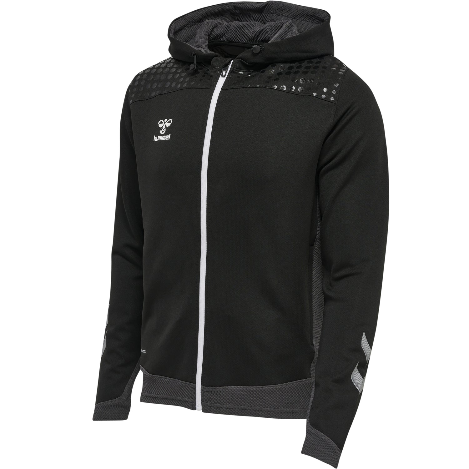 Hummel Men's Lead Poly Zip Hoodie Mens Apparel Sweatshirts & Fleece