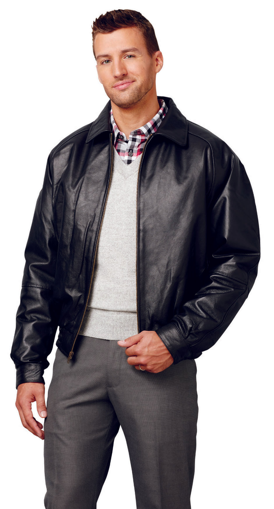 Burk's Bay Men's Classic Napa Jacket Black Mens Apparel Jackets & Vests