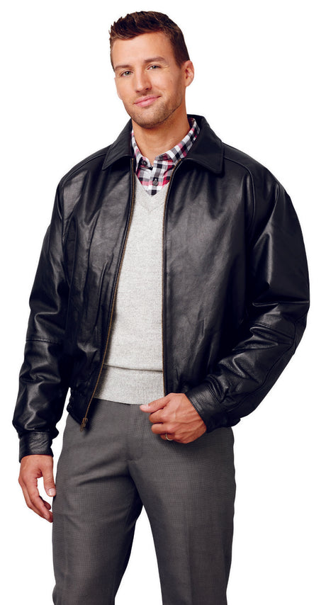 Burk's Bay Men's Classic Napa Jacket Black Mens Apparel Jackets & Vests