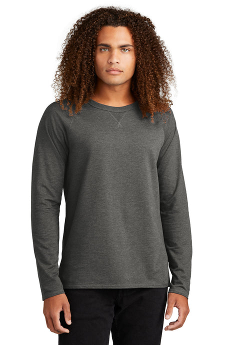 District Featherweight French Terry Long Sleeve Crewneck DT572 Mens Apparel Shirts & Tops