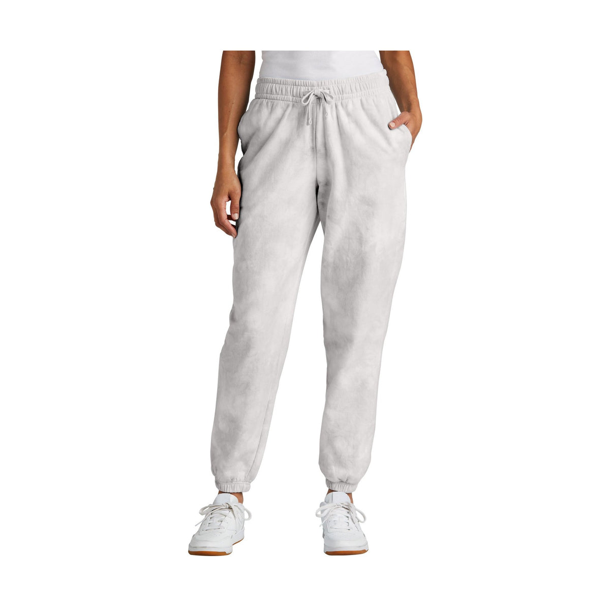 Port & Co Women's Beach Wash Cloud Tie-Dye Sweatpant LPC140P