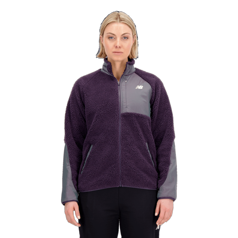 New Balance Women's Q Speed Sherpa Jacket Womens Apparel Sweatshirts & Fleece