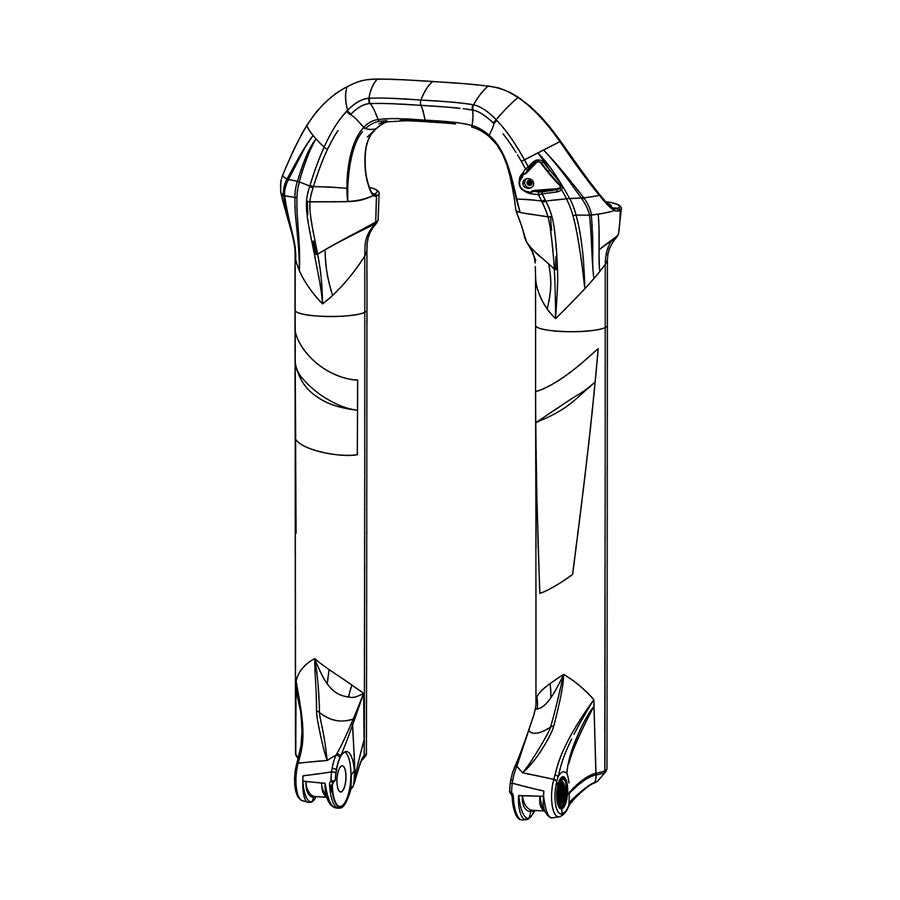 RockShox Lower Leg Lyrik Ult 27 RED Fork Lower Bicycle Parts Forks