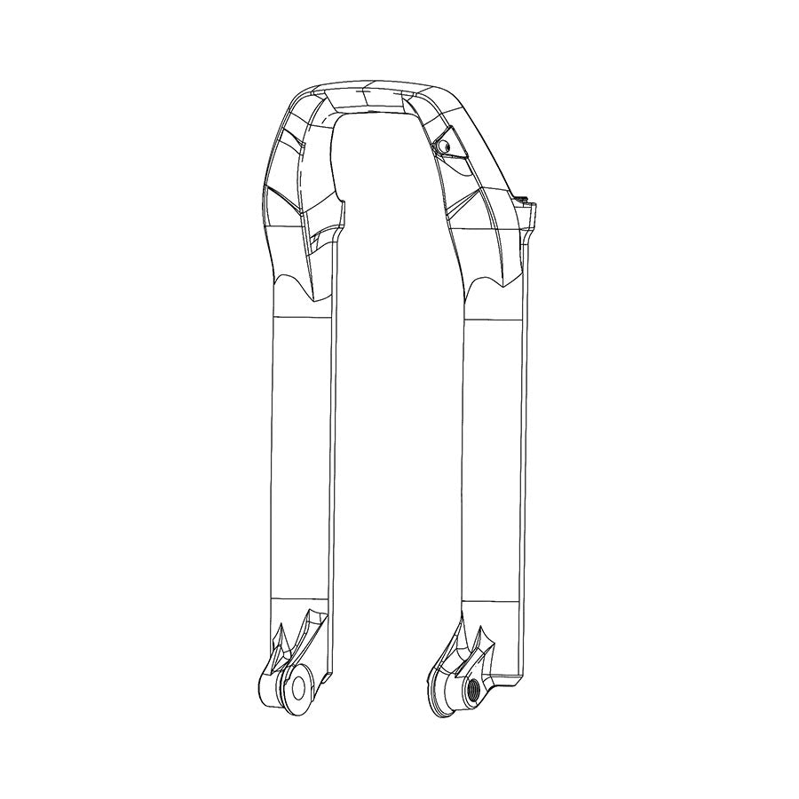 RockShox Lower Leg Pike 29B SIL B3 Fork Lower Bicycle Parts Forks