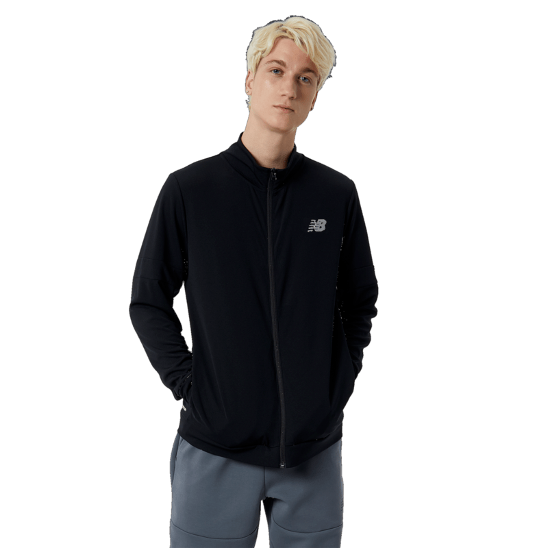 New Balance Men's Tech Training Knit Track Jacket Mens Apparel Jackets & Vests