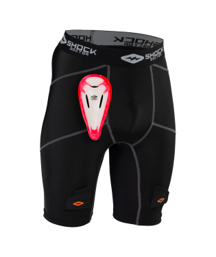 Shock Doctor Youth Compression w/ BioFlex Cup Hockey Short Hockey Protective Gear All