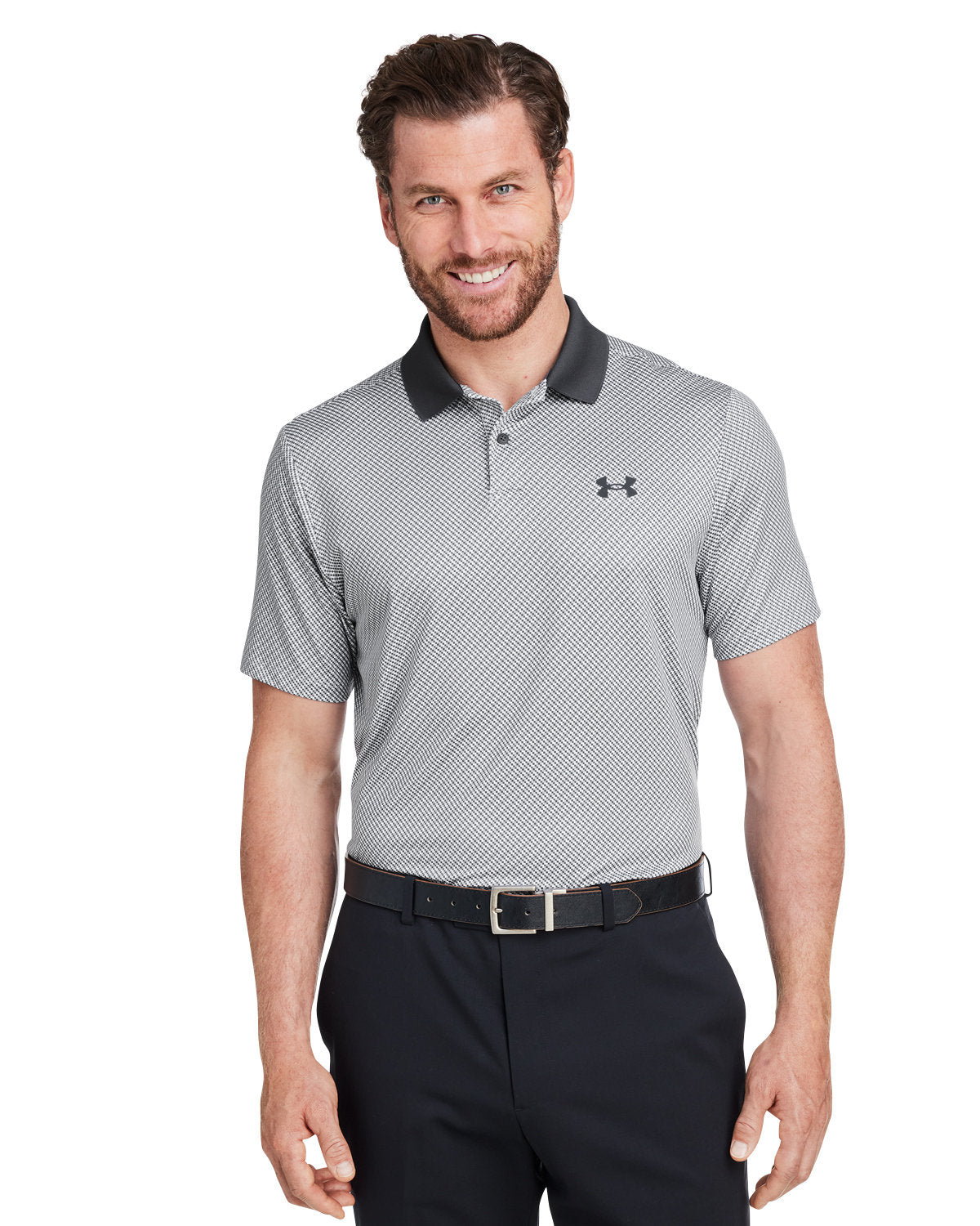 Under Armour Men's 3.0 Printed Performance Polo Corporate Apparel Shirts & Tops