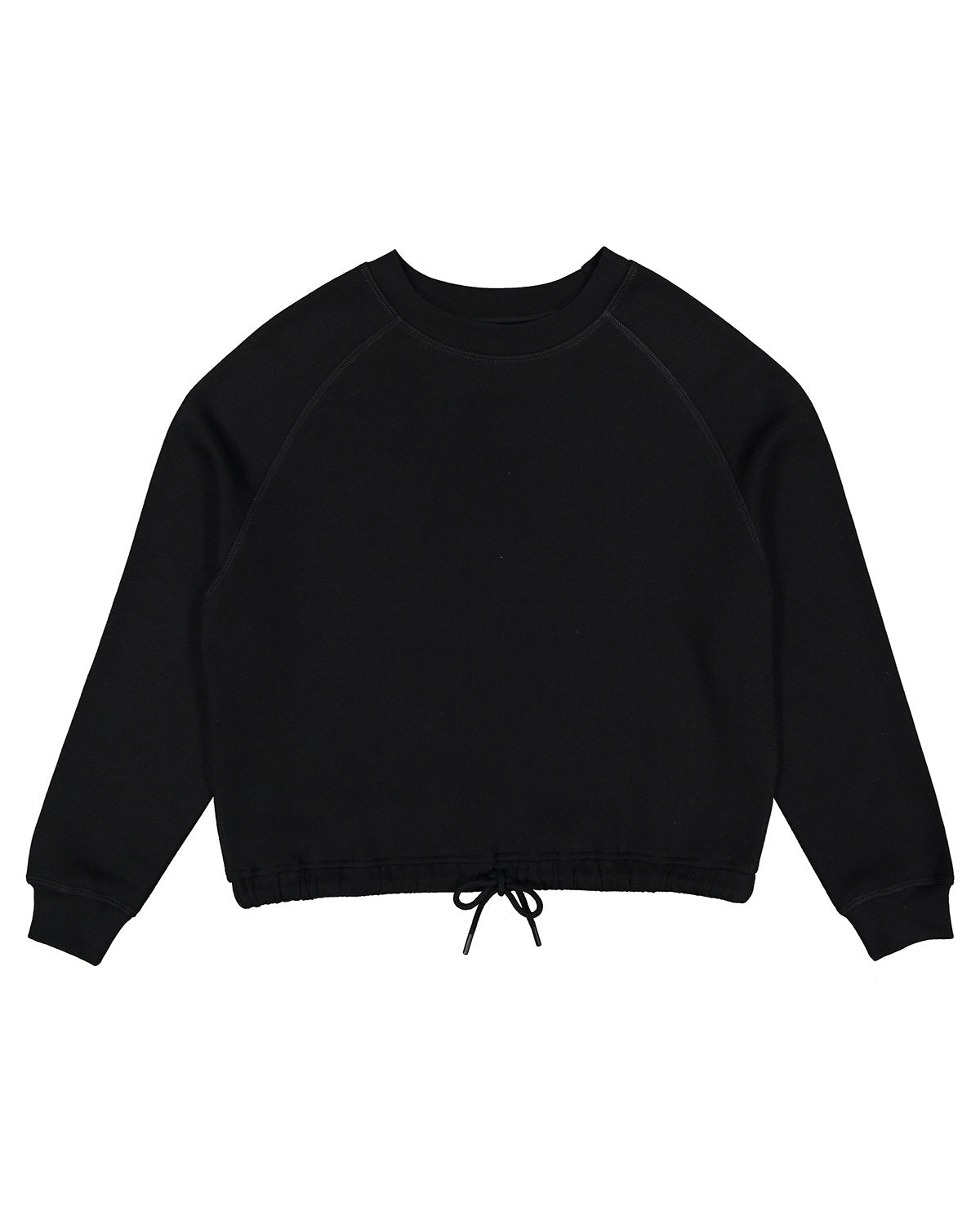 LAT Ladies' Boxy Cropped Fleece Sweatshirt Womens Apparel Sweatshirts & Fleece