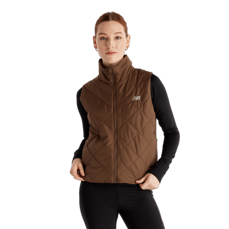 New Balance Women's Quilted Vest Womens Apparel Jackets & Vests