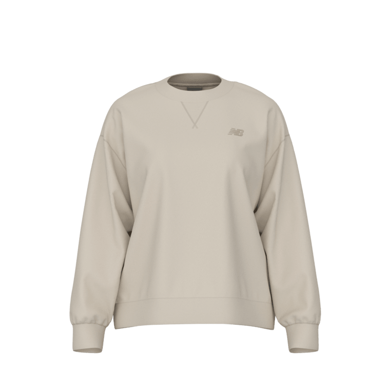 New Balance Women's Athletics French Terry Crew Womens Apparel Sweatshirts & Fleece