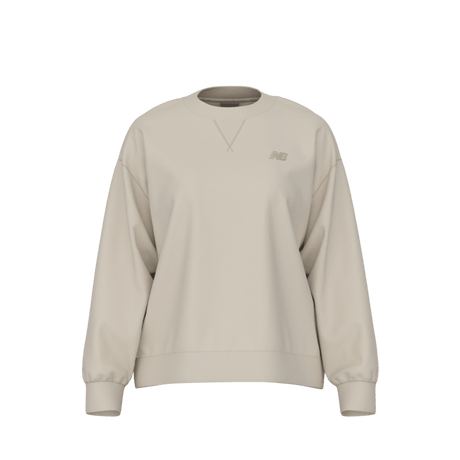 New Balance Women's Athletics French Terry Crew Womens Apparel Sweatshirts & Fleece