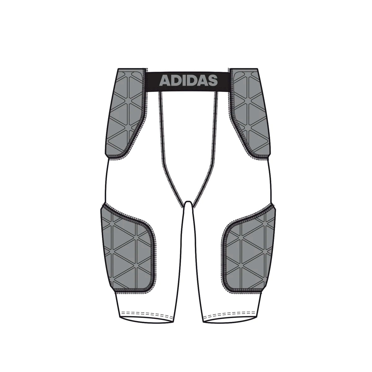 adidas Men's Basketball Padded Girdle Tights Basketball Pants & Tights All