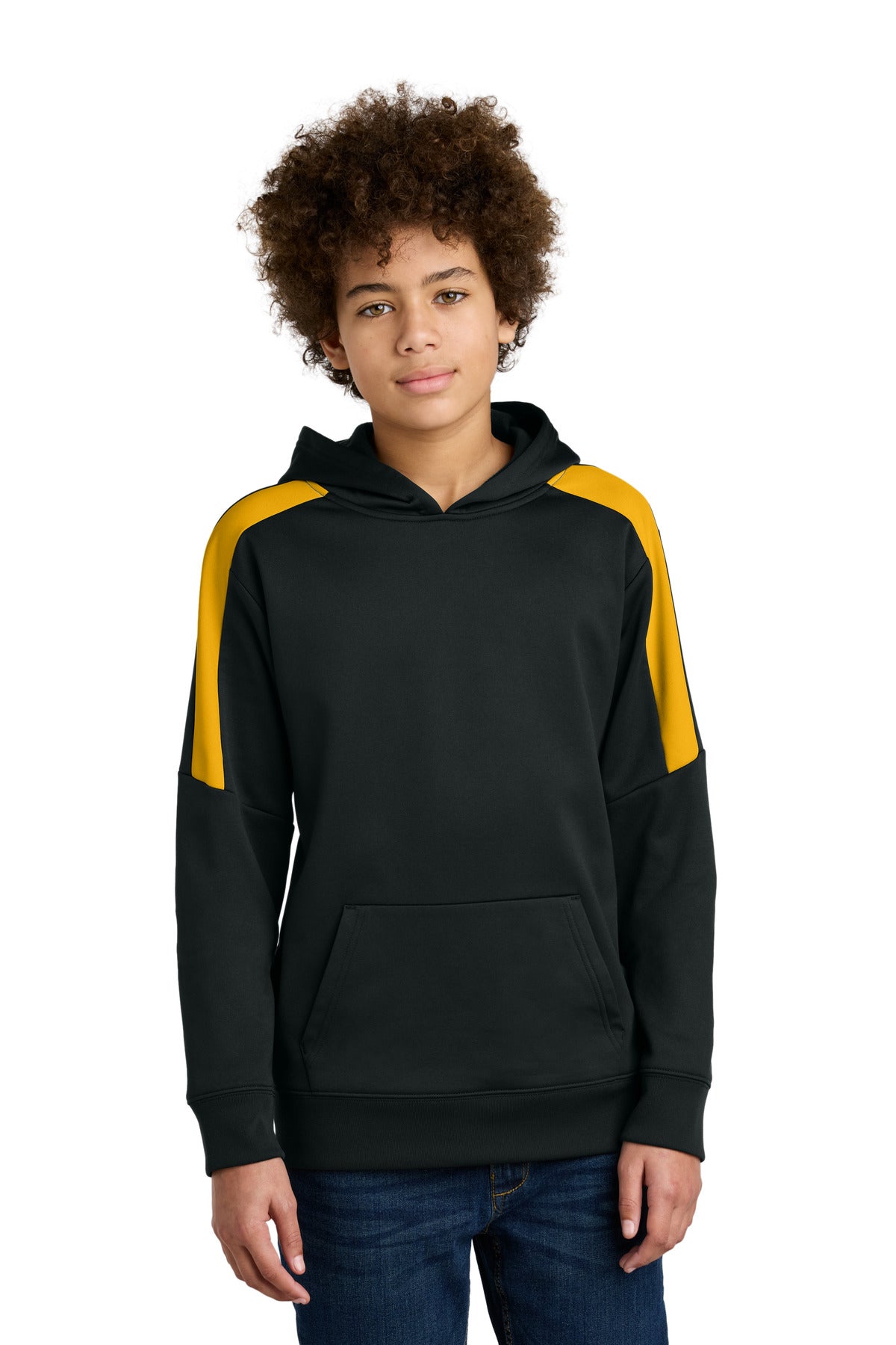 Sport-Tek Youth Boy's Sport-Wick Fleece United Pullover Hoodie Youth Apparel Hoodies & Sweatshirts