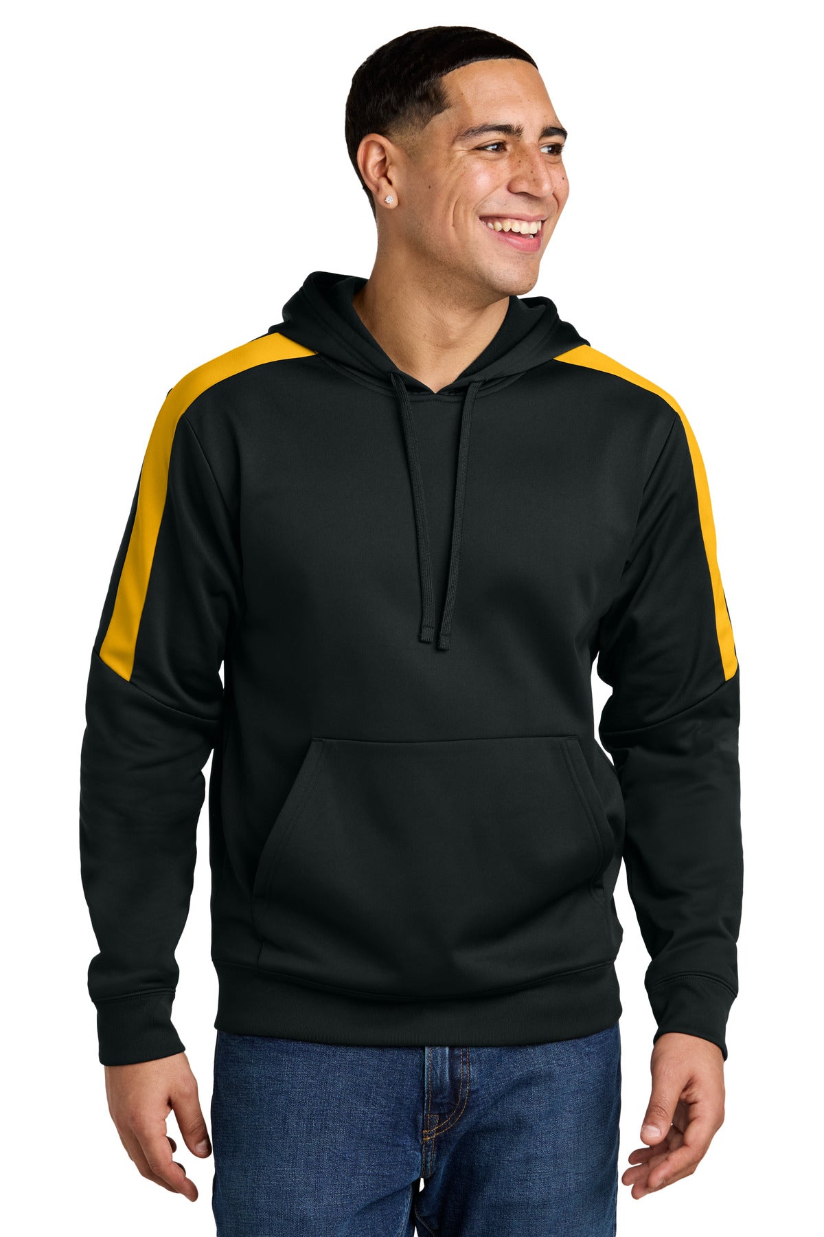 Sport-Tek Men's Sport-Wick Fleece United Pullover Hoodie Mens Apparel Sweatshirts & Fleece