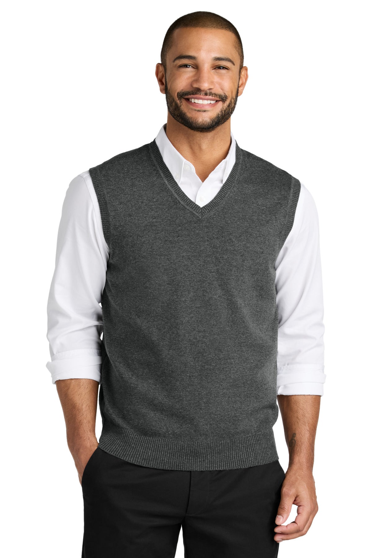 Port Authority Men's Easy Care Sweater Vest Mens Apparel Sweatshirts & Fleece