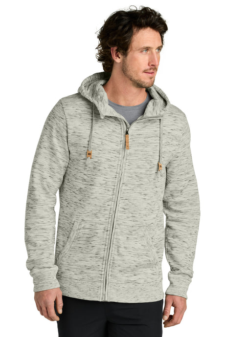 tentree Men's Space Dye Fleece Full-Zip Hoodie Mens Apparel Sweatshirts & Fleece