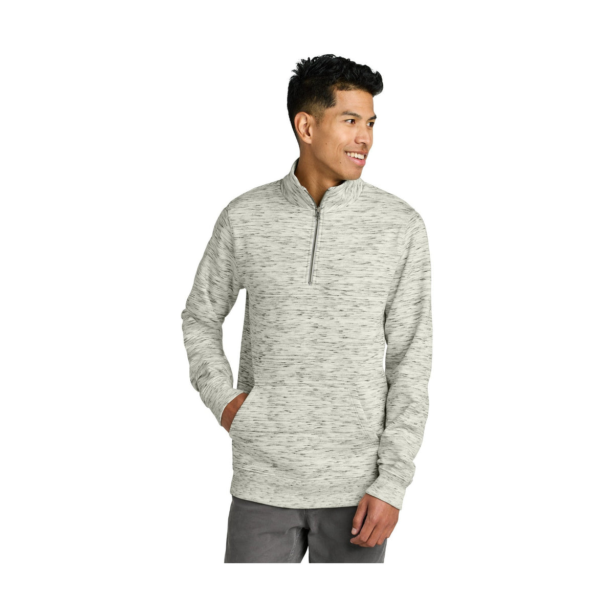 tentree Men's Space Dye Fleece 1/4-Zip TTCM6107
