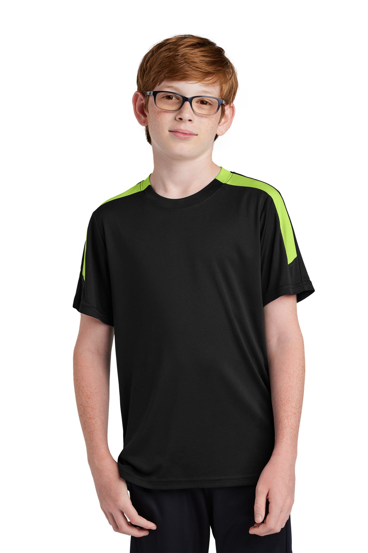 Sport-Tek Youth Boy's Competitor United Crew Youth Apparel Shirts & Tops