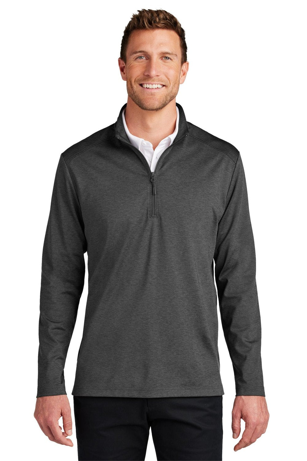Port Authority Men's C-FREE Double Knit 1/4-Zip Fleece K880 Mens Apparel Sweatshirts & Fleece