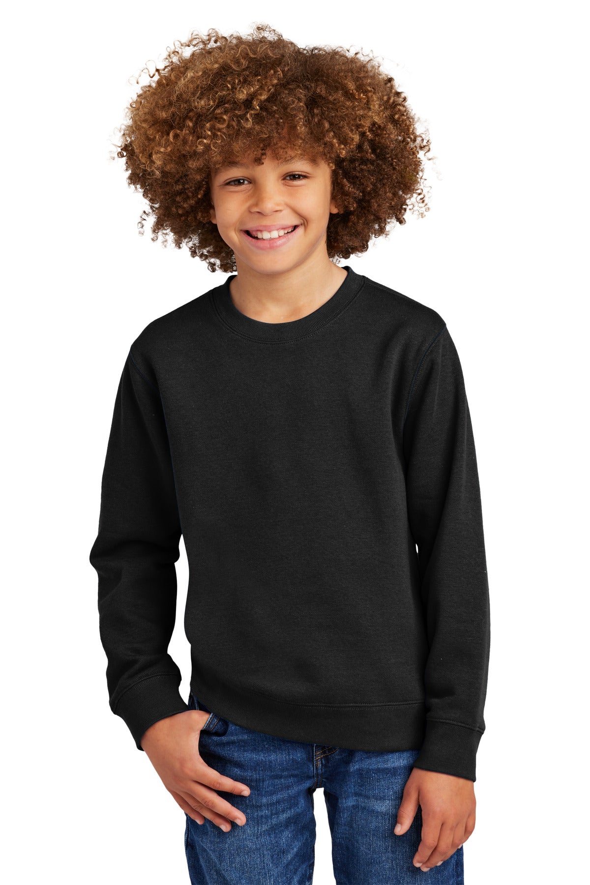 District Youth Boy's V.I.T. Fleece Crew Youth Apparel Hoodies & Sweatshirts