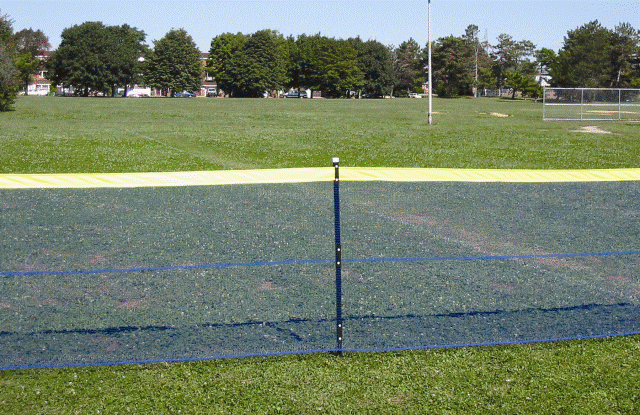 Trigon Sports 100' Deluxe TempFence Package Baseball Field Equipment All