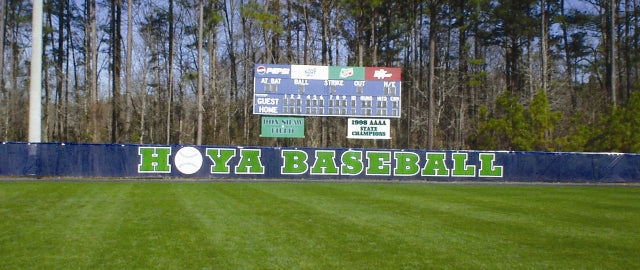 Trigon Sports Windscreen Lettering Baseball Field Equipment All